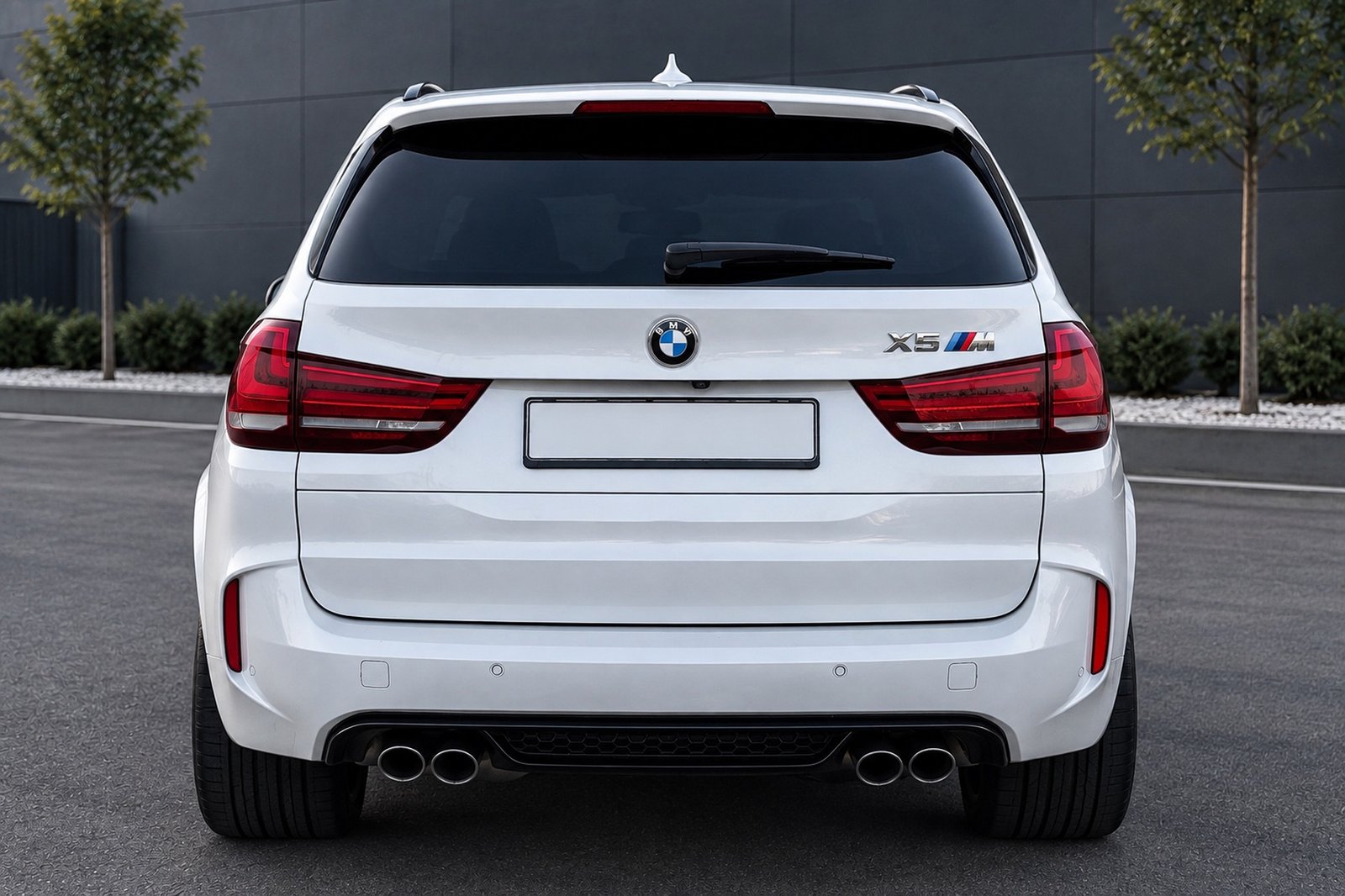 BMW X5 M F85 — pohľad zozadu